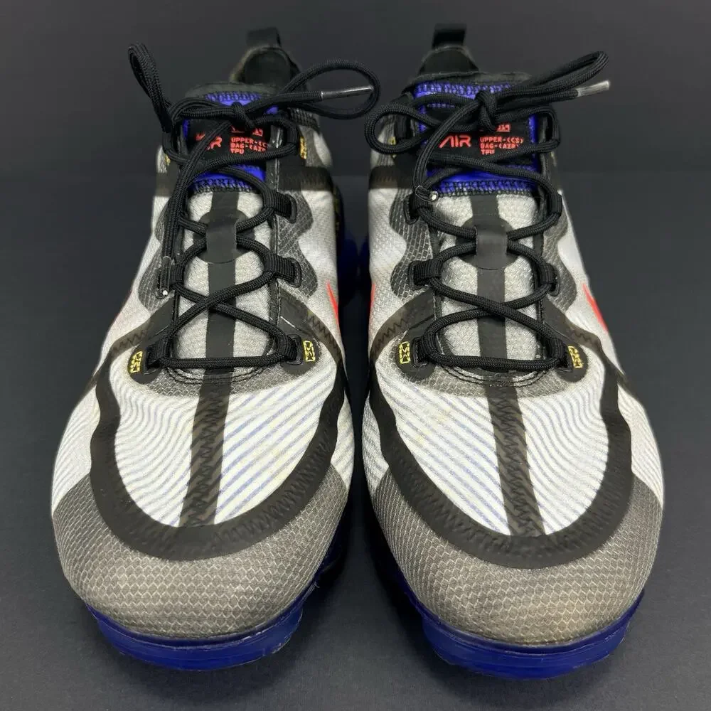 Nike Air VaporMax 2019 Men’s Size 11.5 Black Hyper Blue AR6631-008 Shoes